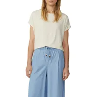 S.Oliver T-Shirt mit Markenlabel weiß S (36)