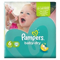 Pampers Baby Dry Größe 6 (Extra Large) Essential Pack 33 Windeln