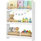 Songmics Bücherregal, Kinderregal, 3 Ebenen