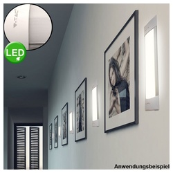 V-TAC LED Wandleuchte, LED-Leuchtmittel fest verbaut, Neutralweiß, LED Wand Leuchte Wohn Zimmer Beleuchtung Treppenhaus Flur Beleuchtung weiß