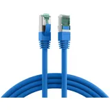 EFB MK6001.0,15BL RJ45 Patchkabel Cat.6A S/FTP LSZH blau 0,15 m