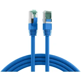 EFB MK6001.0,15BL RJ45 Patchkabel Cat.6A S/FTP LSZH blau 0,15 m