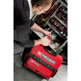 FACOM Mini Probag Werkzeugtasche unbestückt rot|schwarz 420 x 240 x 340 mm