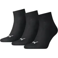 Puma Quarter Socken 3er Pack schwarz 39-42