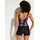bonprix Badeanzug Damen Schwarz 52