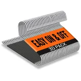 Hosenbügel – 30 rutschfeste Hosenbügel aus Metall mit offenem Ende