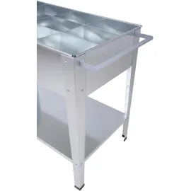 Garden Pleasure Mariegold 102 x 52 x 80 cm Silber