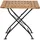 Siena Garden Gartenklapptisch 80 x 80 x 78 cm Schwarz