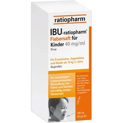 Ibu-Ratiopharm Fiebersaft für Kinder 40 mg/ml 100 ml