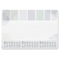 SIGEL Schreibtischunterlage Pastel 2026/2027/2028 weiß/grau Papier 59,5 x 41,0 cm, 30 Blatt