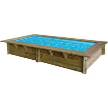 UBBINK Rechteckpool Sunwater 200 x 350 x 71 cm inkl. Kartuschen-Filter