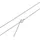 Christ Collier Kette hellblau / Silber