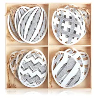 COM-FOUR 12x Dekoaufhänger Ostern - Osterschmuck aus Holz zum