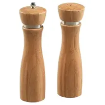 KESPER Pfeffermühle und Salzstreuer Set 21,5 cm Bambus unbefüllt
