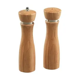 KESPER Pfeffermühle und Salzstreuer Set 21,5 cm Bambus unbefüllt