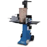 Scheppach Elektroholzspalter HL730, Spaltgutlänge bis 55 cm, Spaltgutdurchmesser bis 30 cm, Beidseitige Spaltgutfänger und Spaltgutablage blau|schwarz