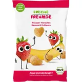 Freche Freunde Bio Knusper-Herzchen Banane & Erdbeere 30 g