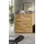 Möbel Boss Highboard Jam 80 x 88 x 35 cm Wotan Eiche / Braun