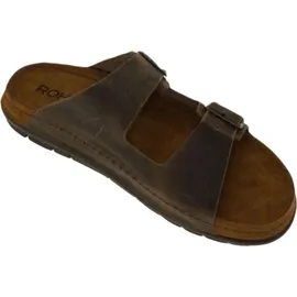 ROHDE Pantoletten, in Dunkelbraun - 39