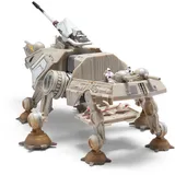 Jazwares Star Wars Micro Galaxy Squadron - at-TE, offizielles 23 cm Fahrzeug mit Figuren