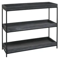 Mendler HWC-K71 Standregal 90 x 100 x 35 cm Dunkelgrau