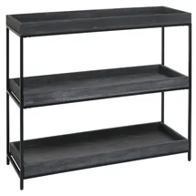 Mendler HWC-K71 Standregal 90 x 100 x 35 cm Dunkelgrau