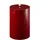 Deluxe Homeart LED Stumpenkerze 10 x 15 cm bordeaux