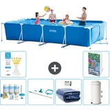 Rechteckiger Frame Pool - 450x220x84 Cm - 7-teilig  S93