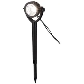 light&more Solarleuchte Kunststoff 6er Set spritzwassergeschützt schwarz