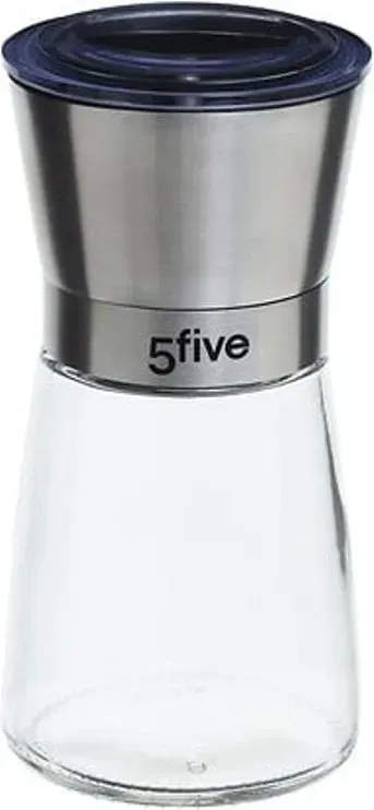 Mühle Glas+Edelstahl 13,5cm Spender