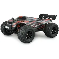 AMEWI RC-Auto Hyper GO Truggy brushless 4WD 1:16 RTR schwarz/rot