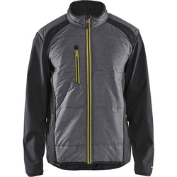 Blakläder Hybrid Jacke 4929 1911 in drei Farben - schwarz/gelb - XL