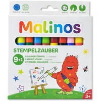 AMEWI Malinos Stempelzauber 9 + 1 Stempel Zaubermalstifte