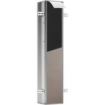 EMCO Asis Module Plus WC-Modul-Unterputz 80,3 x 15,4 cm Grau Holz/Metall