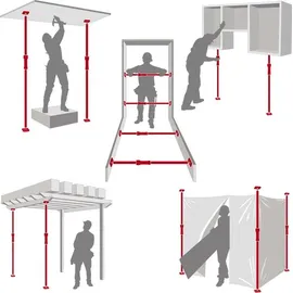 PIHER Lastenstange 200 bis 375 cm