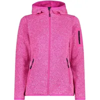 CMP Damen Unterjacke Kapuzen Fleecejacke Strick, FESTIVAL-ANTRACITE 44