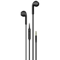 Vivanco Headset In Ear, Eggshape Design schwarz