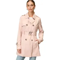 Zero Trenchcoat mit Bindegürtel Rose parfait, | 42