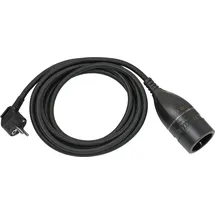 Brennenstuhl 1161830010 Strom Verlängerungskabel Schwarz 3.00 m H05VV 3G 1,5 mm2