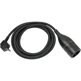 Brennenstuhl 1161830010 Strom Verlängerungskabel Schwarz 3.00 m H05VV 3G 1,5 mm2