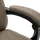 vidaXL Massage-Bürostuhl Taupe Stoff