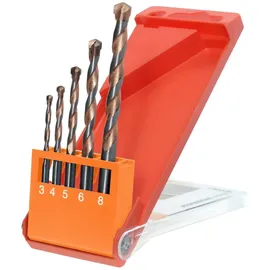 KWB HSS Mehrzweckbohrer 5-teilig 3 mm, 4 mm, 5 mm, 6 mm, 8 mm