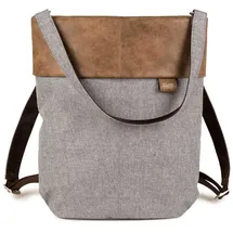 Zwei Rucksack / Daypack Olli OR12 Ice Grau Damen