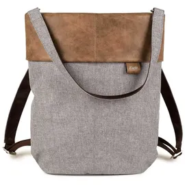 Zwei Rucksack / Daypack Olli OR12 Ice Grau Damen