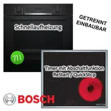 Bosch Herdset 71L + Glaskeramikkochfeld 60cm