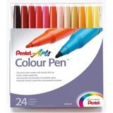Pentel S360-24, Faserschreiber Colour Pen 24er Set sortiert