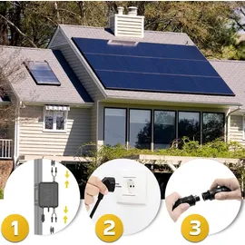sunniva Balkonkraftwerk Bifazial 920 W inkl. 2,24 kWh Speicher + 2 x 460 W Solarmodule