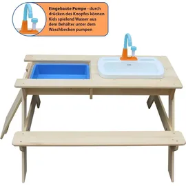 Coemo Kindersitzgruppe und Matschtisch Robin mit Waschbecken