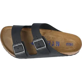 Birkenstock Arizona Weichbettung Naturleder geölt schwarz 46