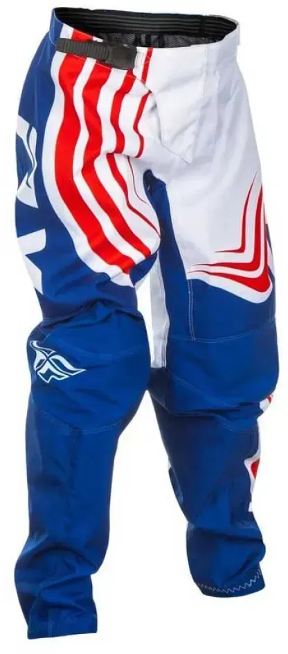 Fly Racing F-16 Offroad-hosen - Red / White / Blue - 14-16 Jahre